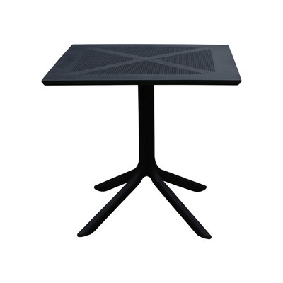 Regency Niche Terrace 5-Piece Square Dining Set, 31.5"D x 31.5"W, Black (TOB3131BK41BK)