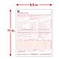 ComplyRight 1-Part Continuous CMS-1500 Health Insurance Claim Form (02/12), 2,500/Pack (CMS121)
