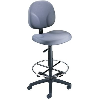 Drafting Stool with Swivel Base; Grey