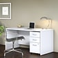 Bush Business Furniture Studio C 60"W Office Desk, White (SCD260WH)