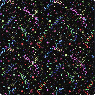 Joy Carpets Celebration Nylon 12' x 7'6" Machine Tufted Rug, Fluorescent (36S)