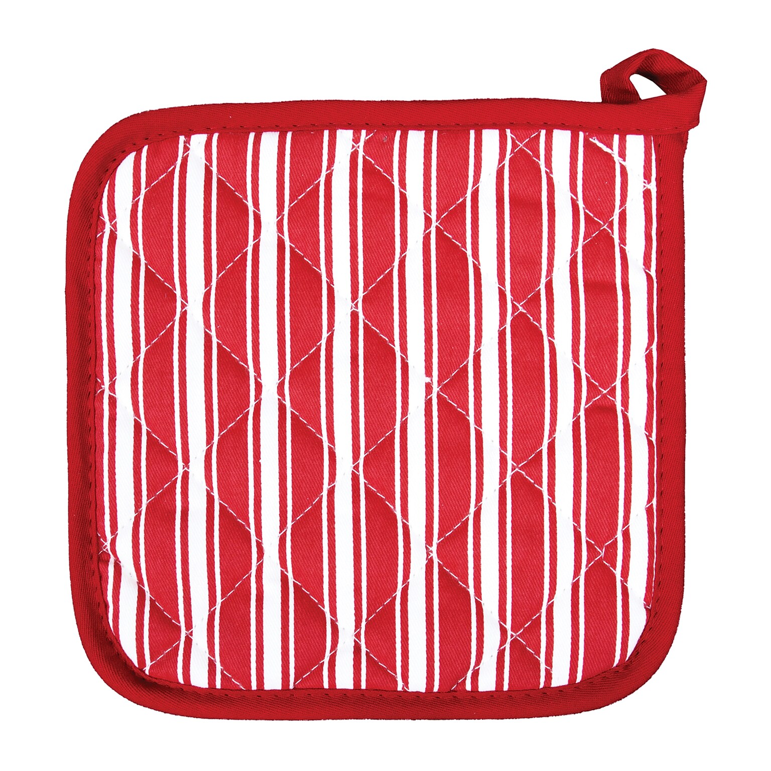 Better Houseware Striped Pot Holder, Red (BTH1683R)