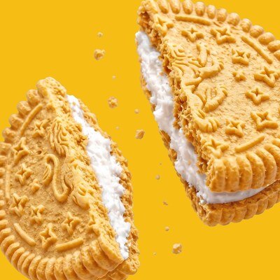 Rip Van Leos Golden Vanilla Sandwich Cookies, 1.69 oz., 10 Packs/Box (0016)