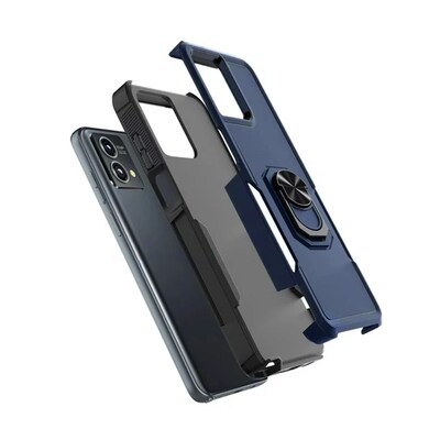 SaharaCase Raider Series Rugged Case for Motorola Moto G Play, Shock Absorbing, Navy Blue (CP00560)