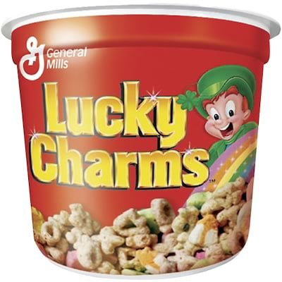 Lucky Charms Gluten Free Cereal with Marshmallows, 1.7 OZ Single Serve  Cereal Cup (Pack of 12)