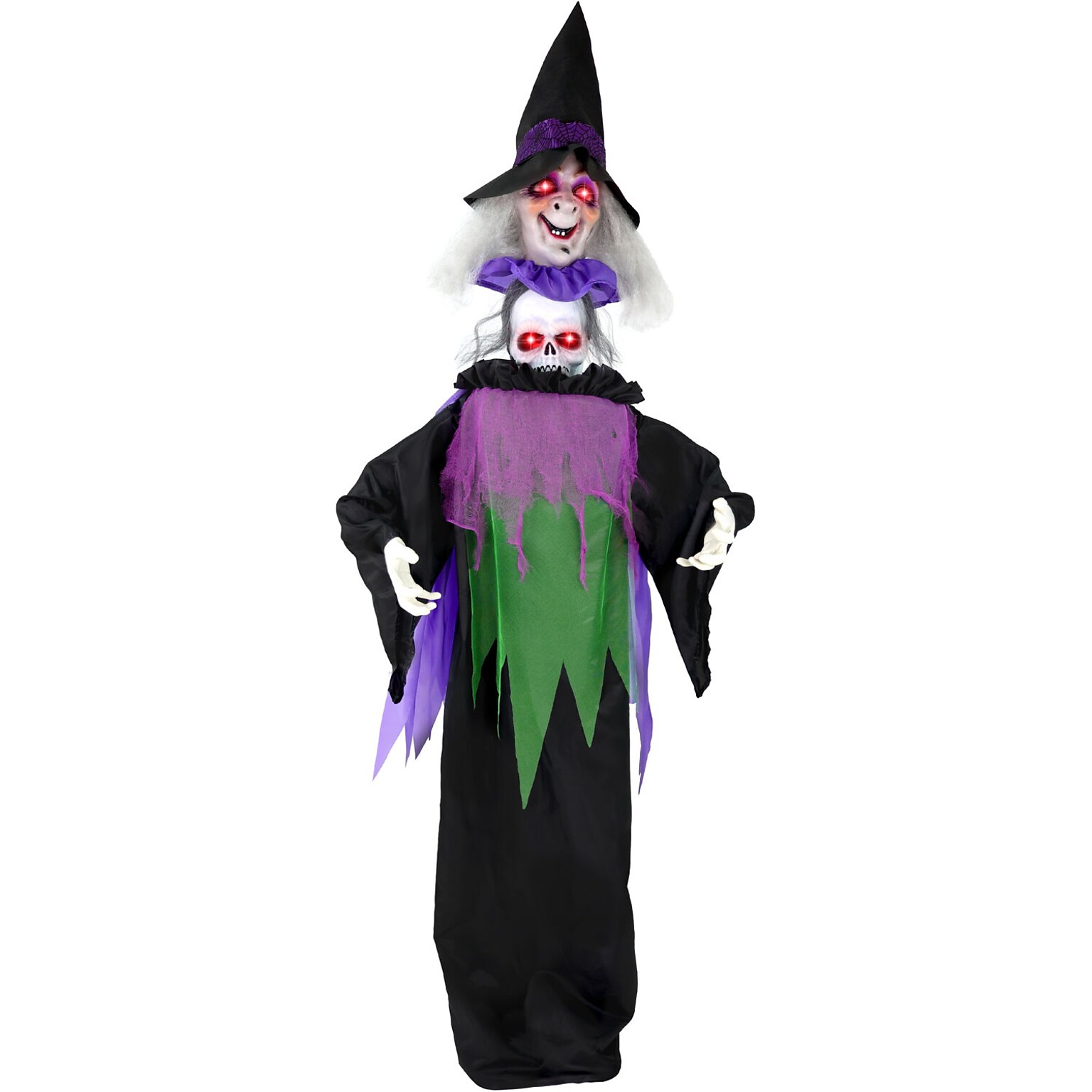 Haunted Hill Farm Lifesize Animatronic Witch (HHWITCH-51FLSA)