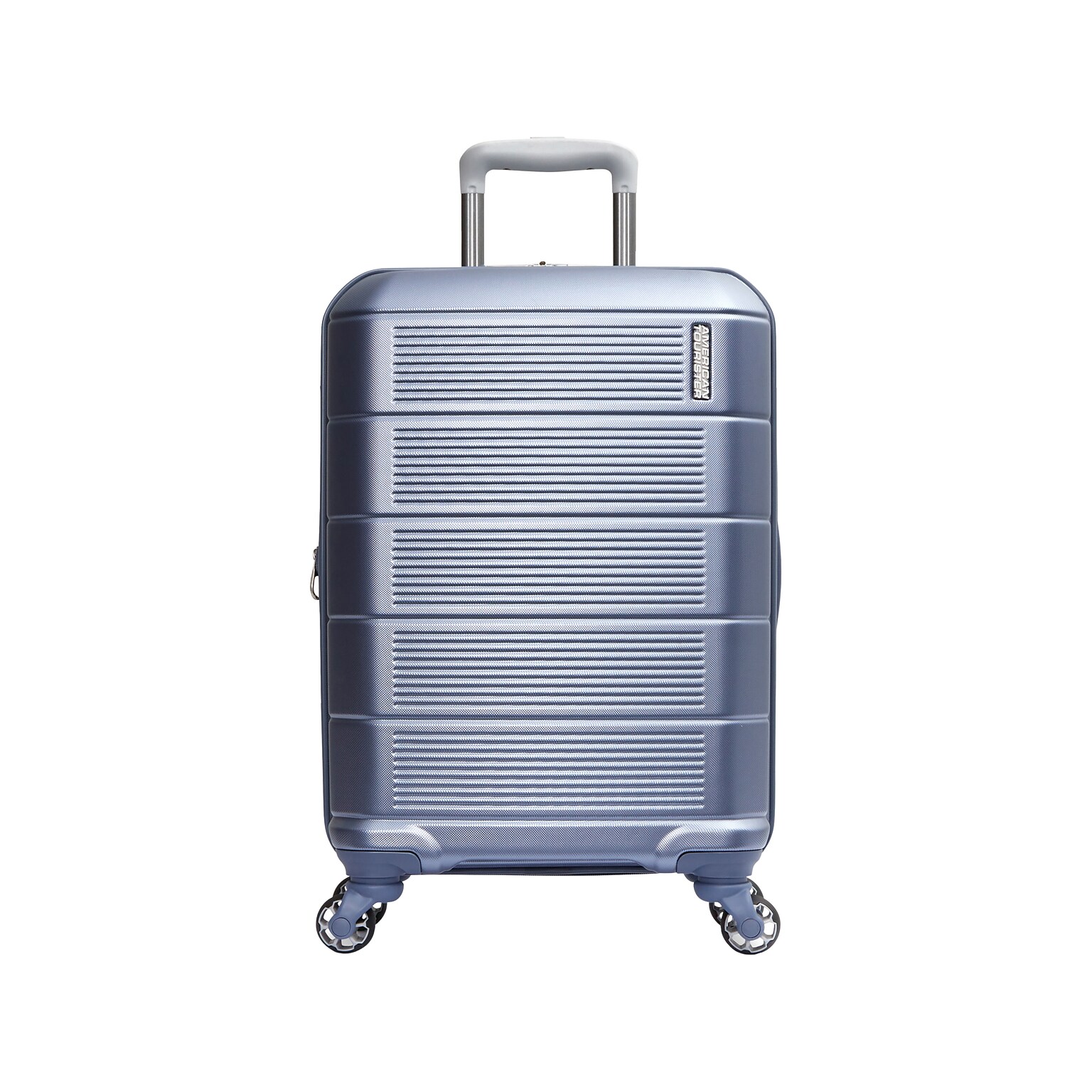 American Tourister Stratum 2.0 22 Hardside Carry-On Suitcase, 4-Wheeled Spinner, Slate Blue  (142348-E264)