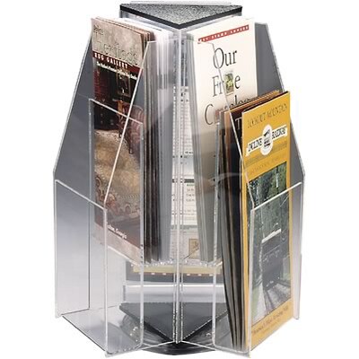 Safco® 2-Tier Literature Display; 6-Pocket, Pamphlet