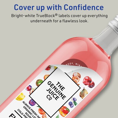 Avery TrueBlock Laser/Inkjet Rectangle Multipurpose Labels, 11" x 4.25", White, 200/Box (94266)