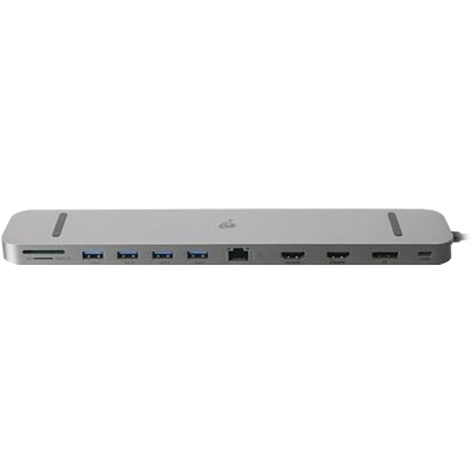 Iogear Dock Pro 13-Port USB-C Triple HD Dock, Silver (GUD3C4K3)