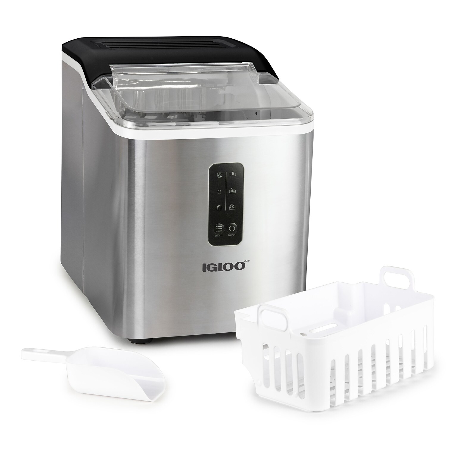 Igloo Automatic Self-Cleaning 26-Pound Ice Maker (IGLICEBSC26SS)