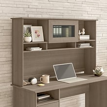 Bush Furniture Cabot 60W Desktop Hutch, Ash Gray (WC31231)