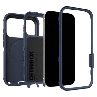 OtterBox Defender Series Pro MagSafe Compatible Phone Case for Apple iPhone 17 Pro, Shock Absorbing, Blue Sentiment (77-98424)