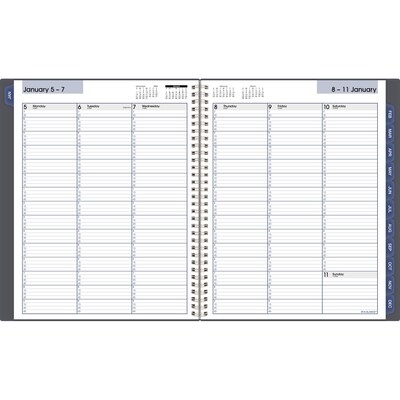 2026 AT-A-GLANCE DayMinder 8.5 x 11 Weekly & Monthly Appointment Book, Plastic Cover, Gray (GC520-07-26)