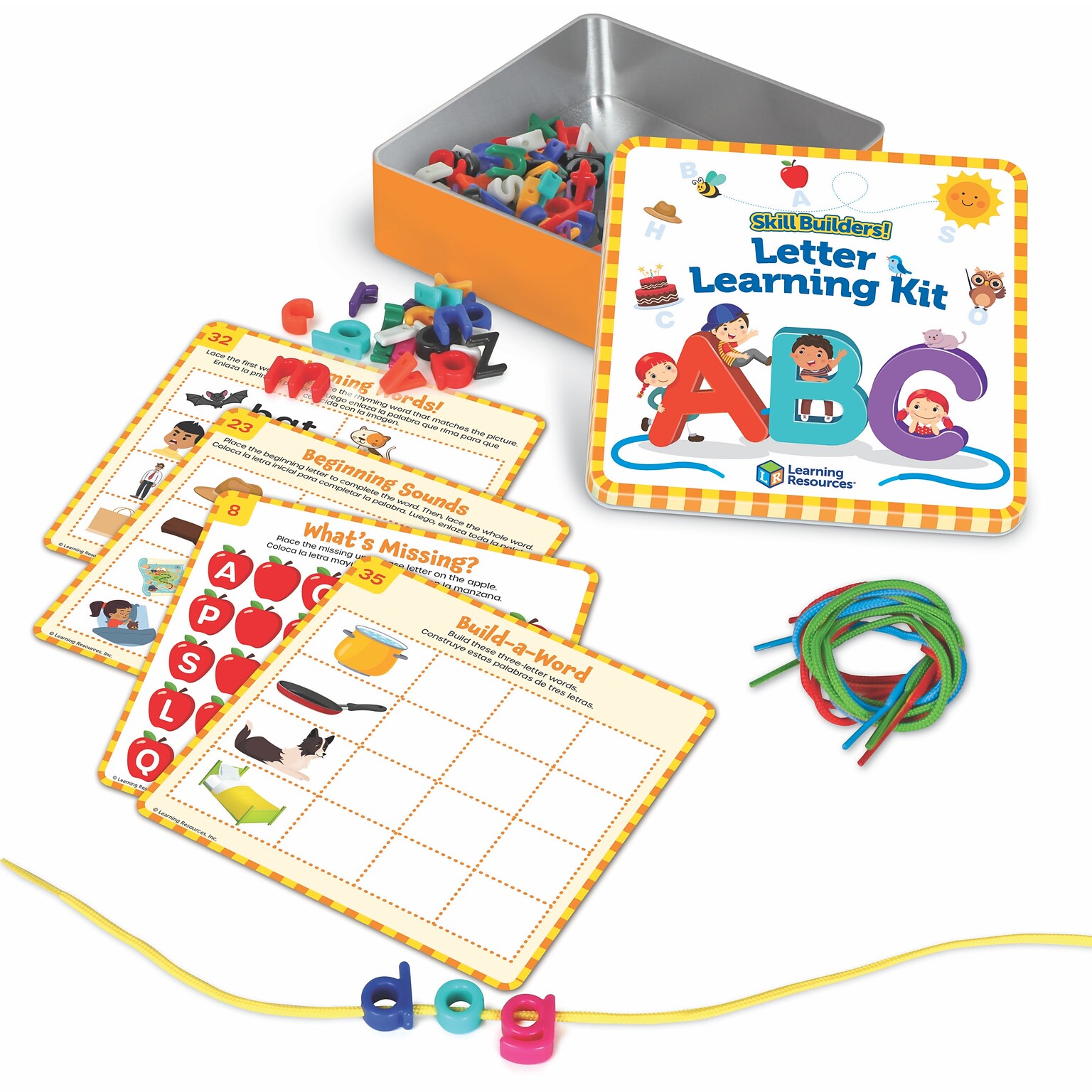 Learning Resources Skill Builders! Letter Learning Kit, Multicolored (LER3385)