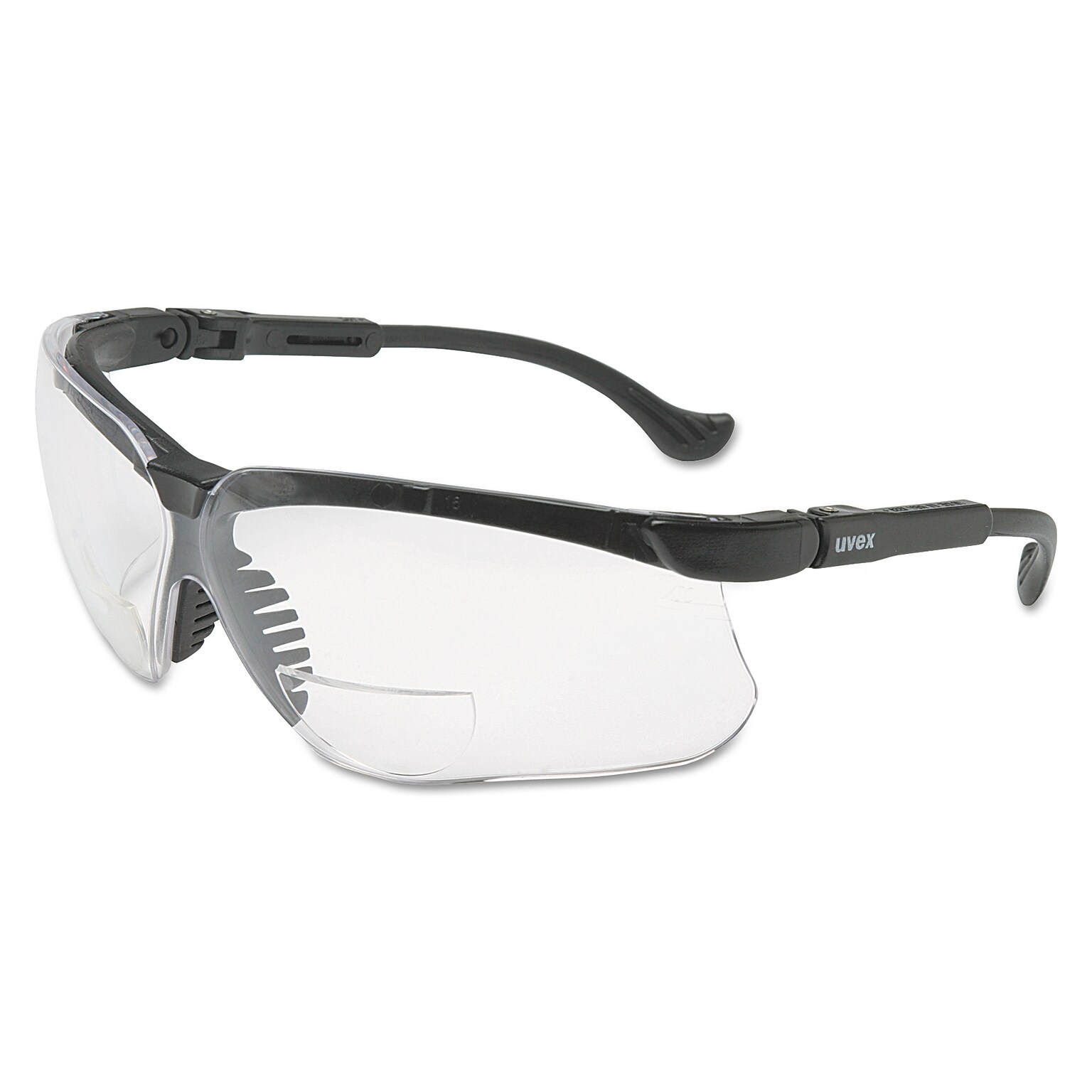 Honeywell Uvex Genesis Anti-Fog +1.50 Safety Glasses, Wraparound, Clear Lens, 10/Carton (S3761)