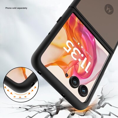 SaharaCase Venture Series Phone Case for Motorola Razr Ultra, Shock Absorbing, Scorpion Black (CP00850)