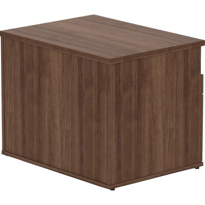 Lorell Relevance 2-Drawer Lateral File Cabinet, Letter/Legal Size, 23.1"H x 29.5"W x 22"D, Walnut Laminate (LLR16231)
