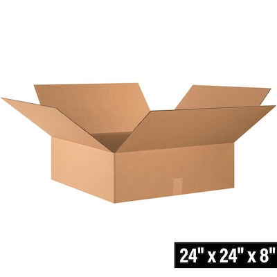 24 x 24 x 8 Shipping Boxes, 10/Bundle (24248)