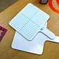 Flipside Graphing Paddles Dry Erase Whiteboard, 7.75" x 10", 12/Pack (FLP18124)
