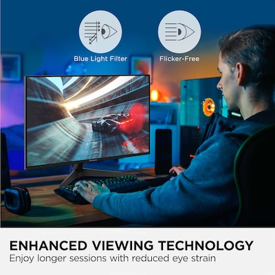 ViewSonic 24" FHD 200Hz LCD AMD FreeSync Gaming Monitor, Built-In Speakers, HDR10, Black (VX2429)