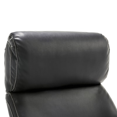 La-Z-Boy Greyson Ergonomic Bonded Leather Swivel Executive Chair, Black (CHR10086B)