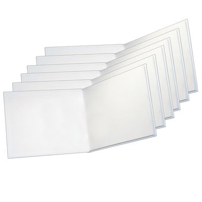 Ashley Big Hardcover Blank Book, 11 x 8.5, White, Pack of 6 (ASH10710-6)