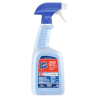 Spic & Span Disinfecting All-Purpose Spray and Glass Cleaner, Fresh Scent, 32 Fl. Oz., 8/Carton (58775)