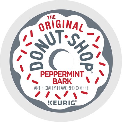 The Original Donut Shop Peppermint Bark Coffee Keurig® K-Cup® Pods, Light Roast, 24/Box (5000201015)