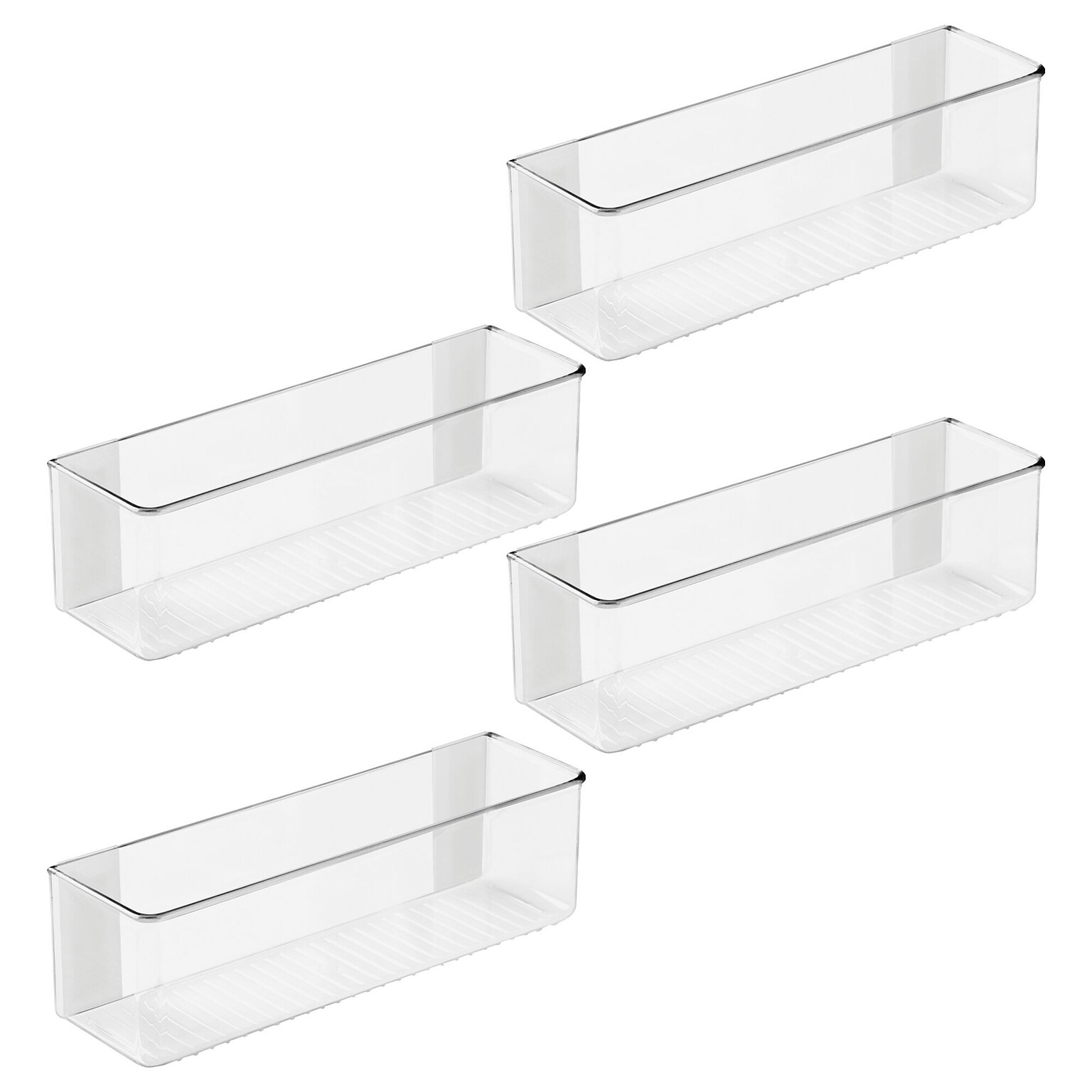 iDESIGN Adhesive Organizers, Clear, 4/Set (27825M4)