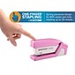 Bostitch InCourage 20-Compact Stapler, Spring-Powered, Pink/White (PPR1588)