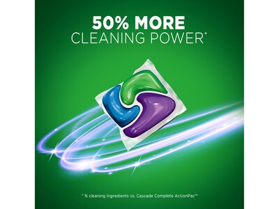 Cascade Platinum ActionPacs Dishwashing Detergent Pods, Fresh Scent, 71 Pods/Box (12052)