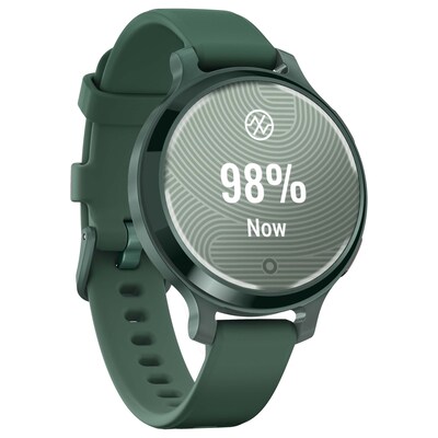 Garmin Lily 2 Active Smartwatch, GPS, 38mm, Jasper Green Case & Silicone Band (010-02891-02)