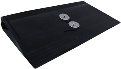 JAM Paper Premium Expanding Wallet with Button & String Closure, Other, Black, 3/Pack (921B1blx3)