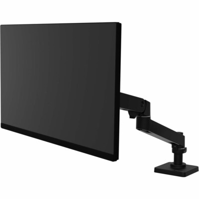 Ergotron LX Pro Adjustable Desk Monitor Arm, Up to 34, Black (45-682-292)