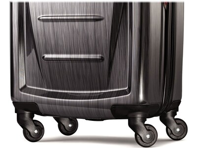 Samsonite Winfield 2 Fashion Polycarbonate 3-Piece Luggage Set, Charcoal (56847-1174)