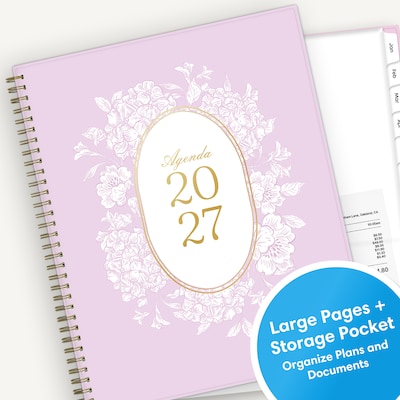 2027 Blue Sky 8.5" x 11" Weekly & Monthly Planner, Lilac (164286)