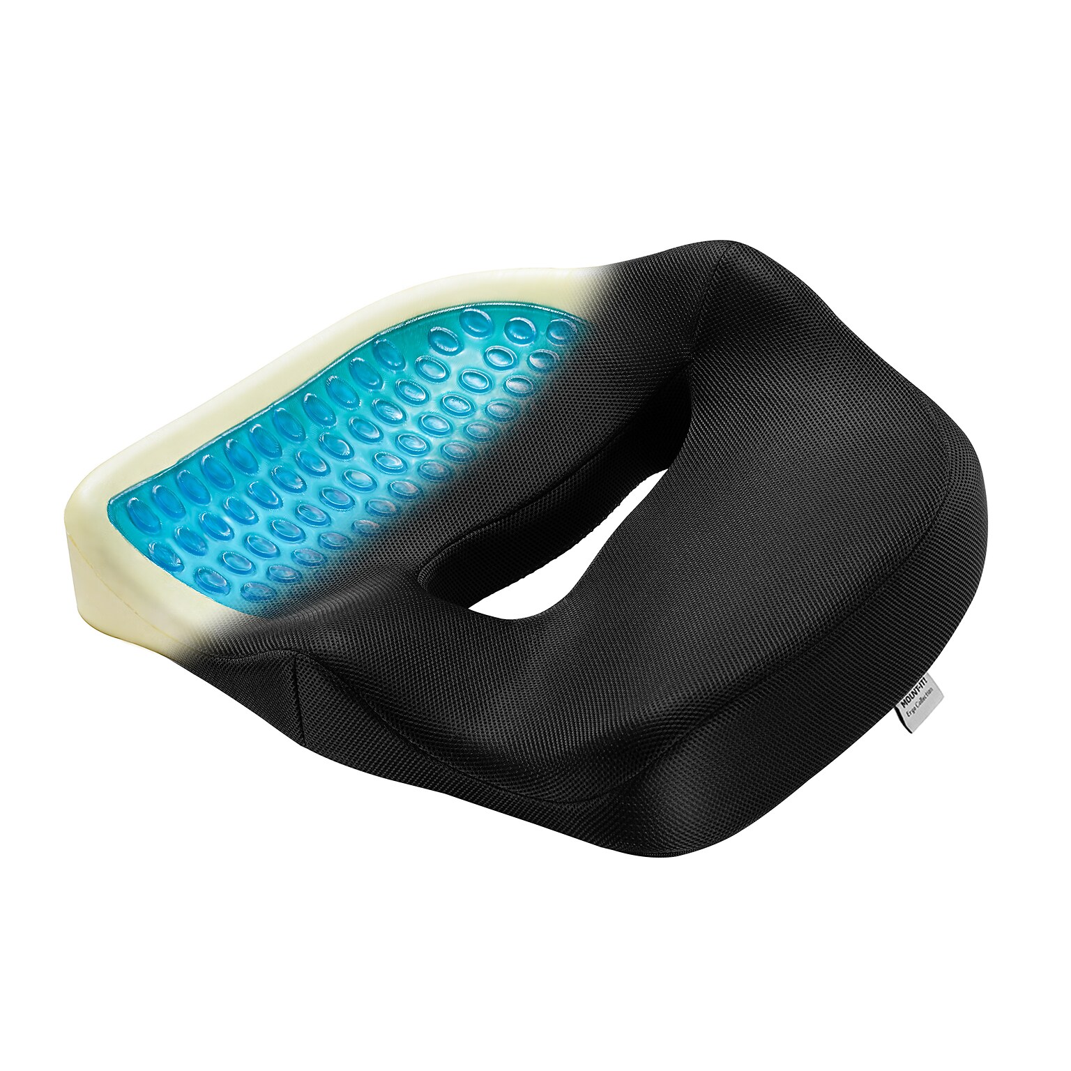 Mount-It! Ergo Collection Premium Memory Foam Seat Cushion, Black (MI-1103)