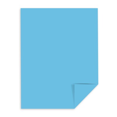 Astrobrights Cardstock Paper, 65 lbs, 8.5 x 11, Lunar Blue, 250/Pack (22721)
