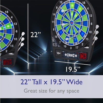Viper Ion Illuminated Electronic Dartboard, 15.5" Regulation Target (42-0003)