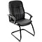 Boss® B8109 Series Leather Guest Armchair