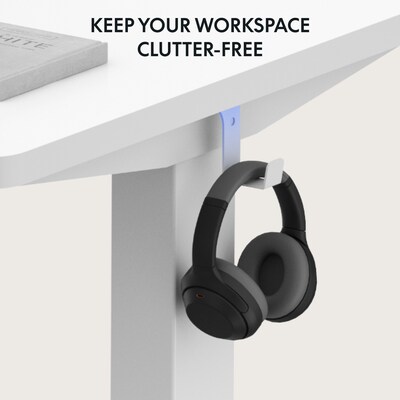 FlexiSpot E2 42''W Electric Adjustable Standing Desk, White (E2W4224W)