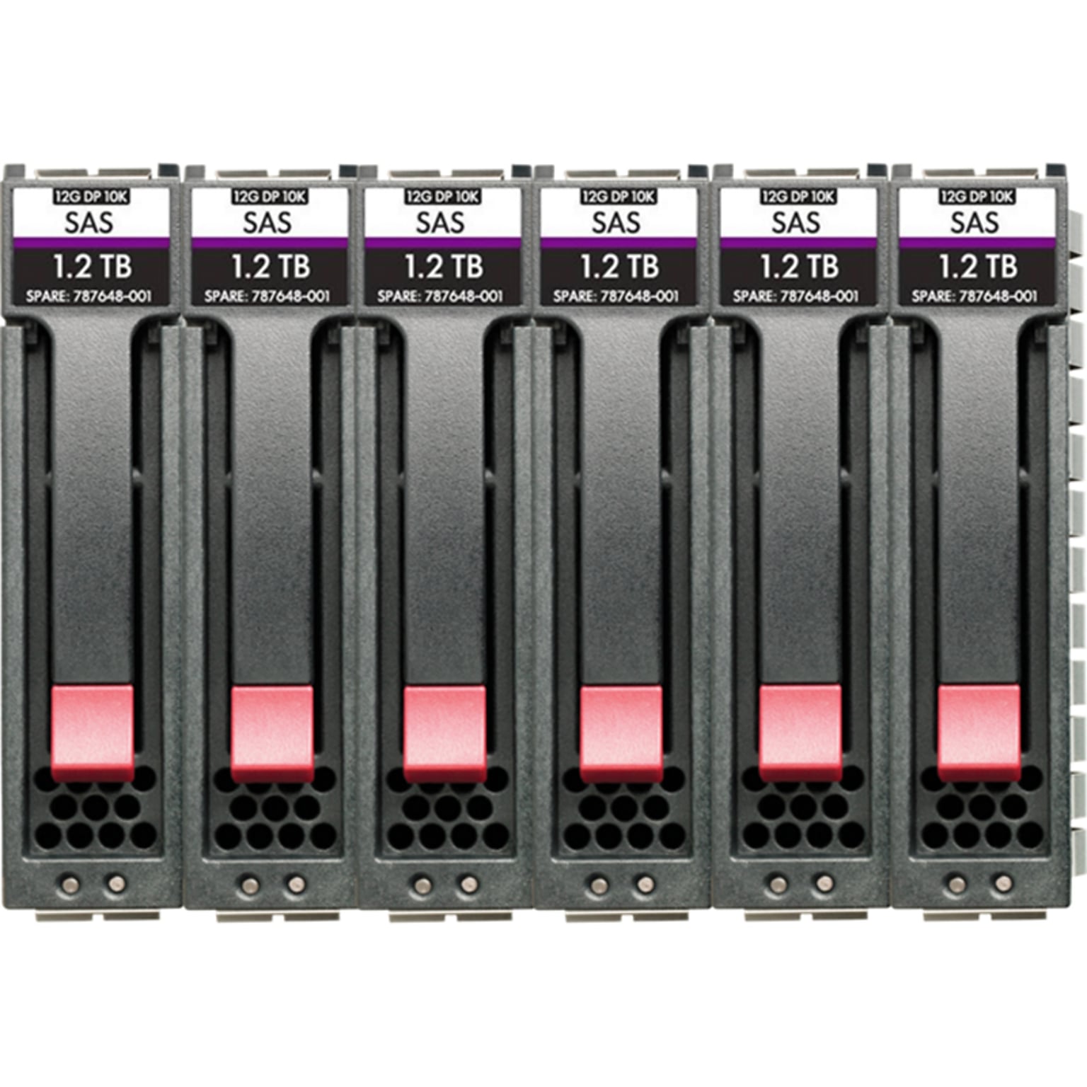 HPE MSA 2.4TB 2.5 SAS Internal Hard Drive, 6/Pack (R0Q67A)