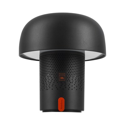 Kooduu Sensa Play 8.5" LED Speaker Lamp with USB Port, Black (1203-01)