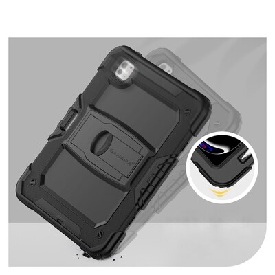 SaharaCase Raider Heavy Duty Defense Case for iPad Pro 11" (M4 2024/M5 2025), Scorpion Black (TB00399)
