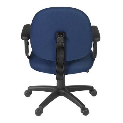 Regency Comfort Series Ergonomic Fabric Swivel Task Chair, Navy Blue (105-AA-NV)