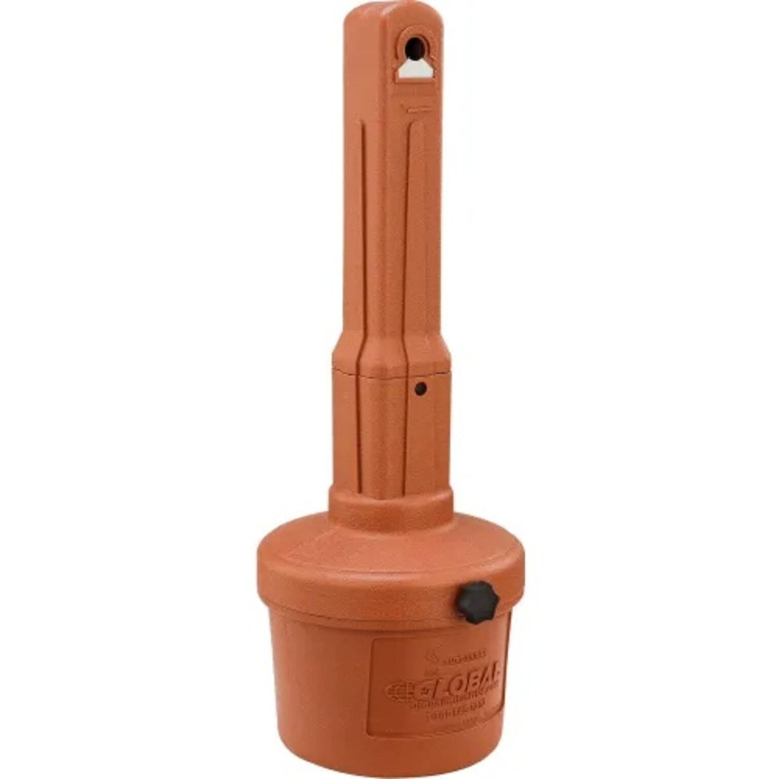 Global Industrial Outdoor Ashtray, 1-1/2 Gallon, Terracotta (261391RG)