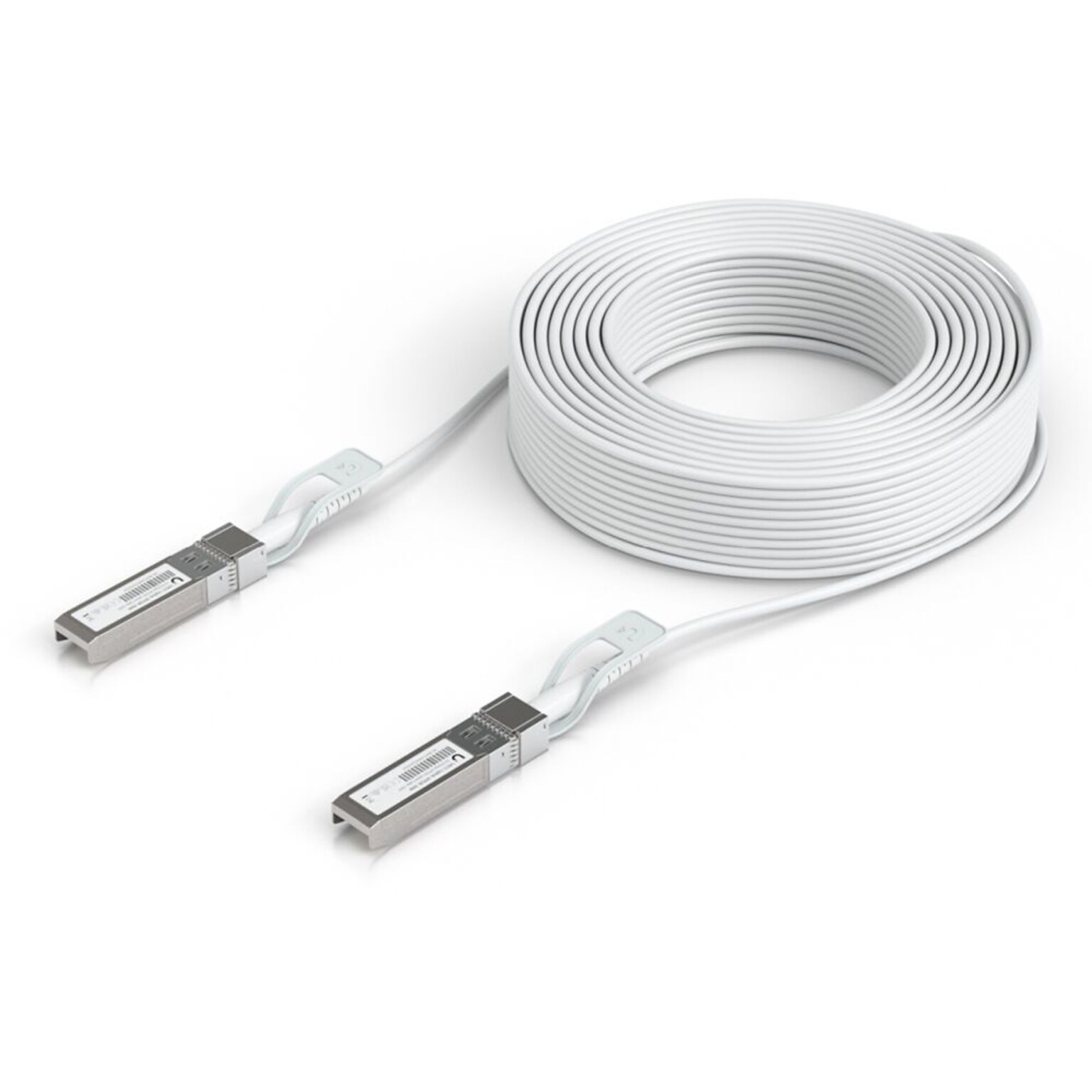 Ubiquiti 98.43 SFP28 to SFP28 Cable, Male to Male, White (UACC-UPLINK-SFP28-30M)