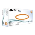 Ambitex N400 Series Powder Free Blue Nitrile Gloves, Medium, 100/Box (NMD400)