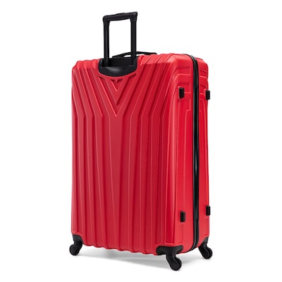 InUSA Vasty 33.86" Hardside Suitcase, 4-Wheeled Spinner, TSA Checkpoint Friendly, Grey (IUVAS00XL-GRE)